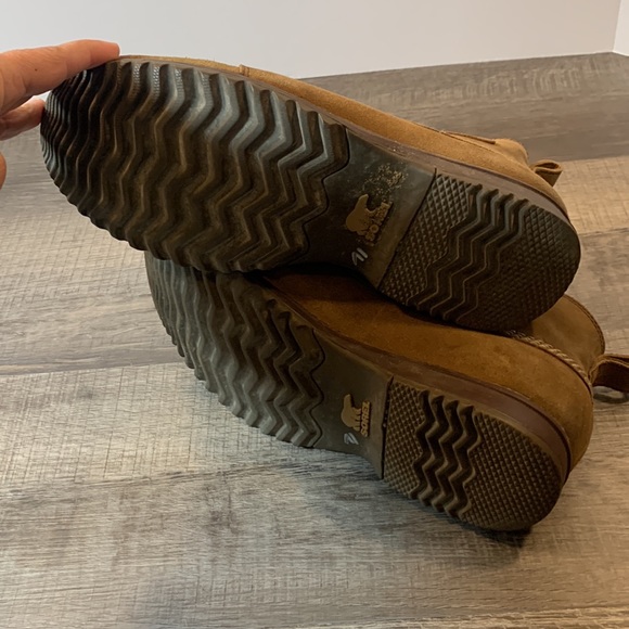 Sorel Mens leather boots size 9.5 - Picture 6 of 8